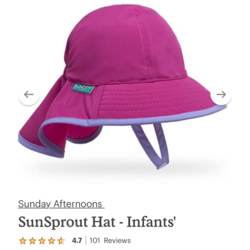 Sunday Afternoons SunSprout Hat - Infants' Little Fishies, 6-12 months