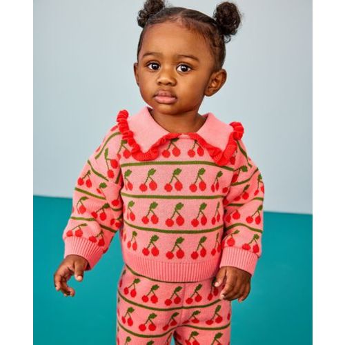 Baby Collared Sweater Set