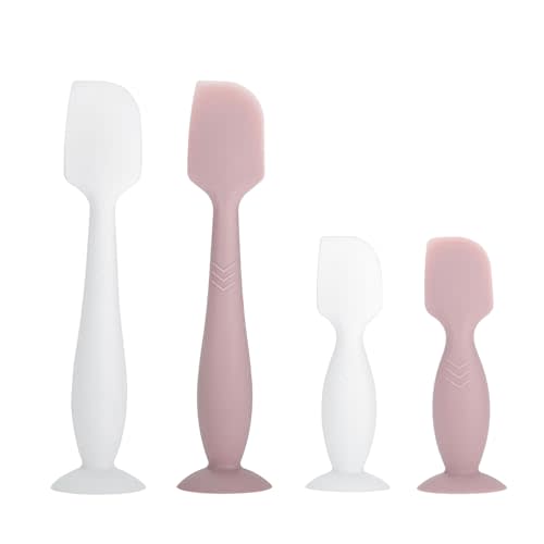 Baby Diaper Cream Spatula Applicator, 4 Pack Baby Butt Spatula Diaper Rash Cream Applicator for Butt Paste Diaper Cream, Newborn Baby Essentials, 2 Large and 2 Mini Sizes