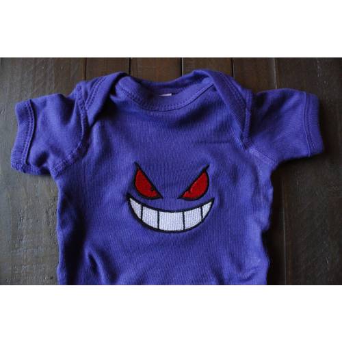 Ghost Type Face Cosplay Baby Bodysuit