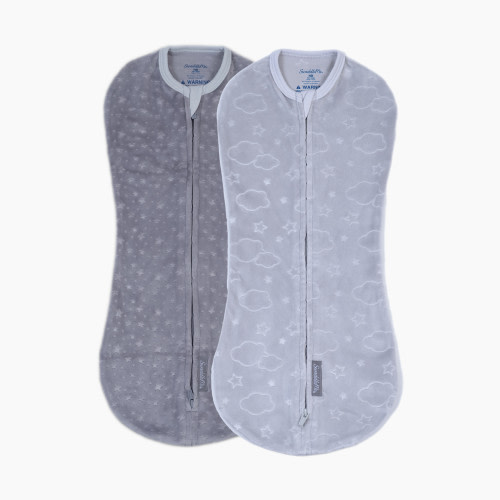 SwaddleMe SwaddleMe - Velvet Clouds And Stars, S/M