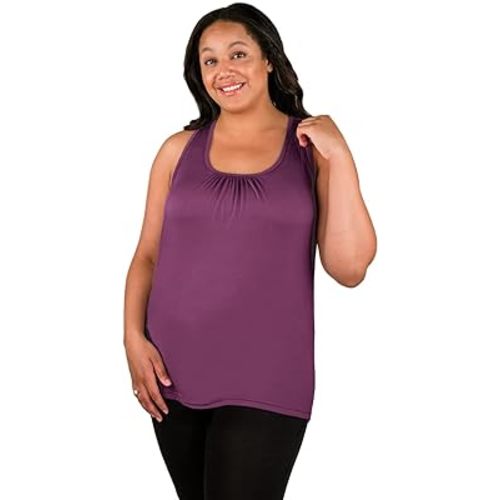 Bamboobies Women's Nursing Easy Access Tank Top, Maternity Clothing for Breastfeeding