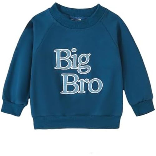 Sibling Matching Outfit Big Brother/Sister Little Brother/Sister Clothes Long Sleeve Letter Sweatshirt Top