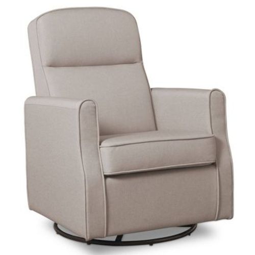Delta Children Blair Slim Nursery Glider Swivel Rocker Chair - Taupe