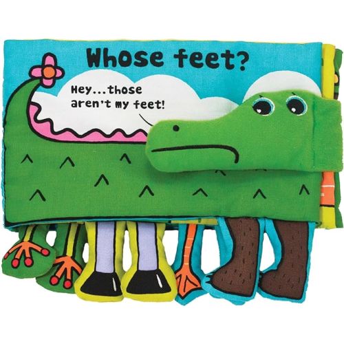 Melissa & Doug Soft Activity Baby Book - Whose Feet?, 2000+ toys - 1 EA, Multi color