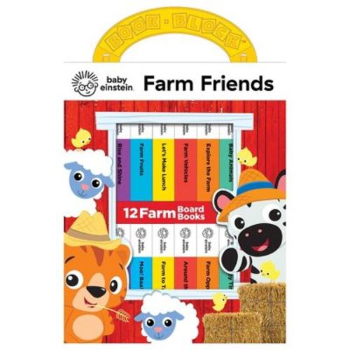 Baby Einstein Farm Animals My First Library 12 Book Set (Board Book)