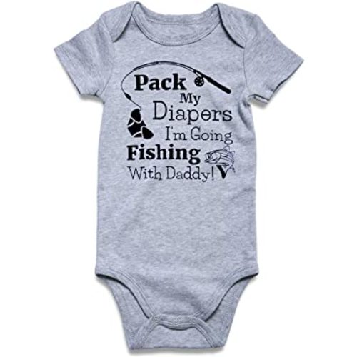 UNICOMIDEA Baby Boys Girls Romper Letter Printed Newborn Outfit Short Sleeve Bodysuits 0-12 Months