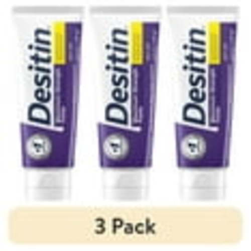 (3 pack) Desitin Maximum Strength Baby Diaper Rash Cream, Zinc Oxide, 4.8 oz