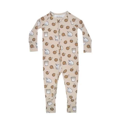 Cookies and Milk Zip Romper
 – Brave Little Ones
