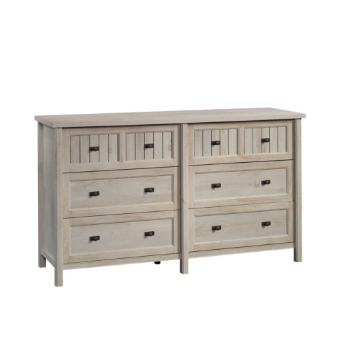Gracie Oaks Costa 6 Drawer 59'' W Double Dresser & Reviews | Wayfair
