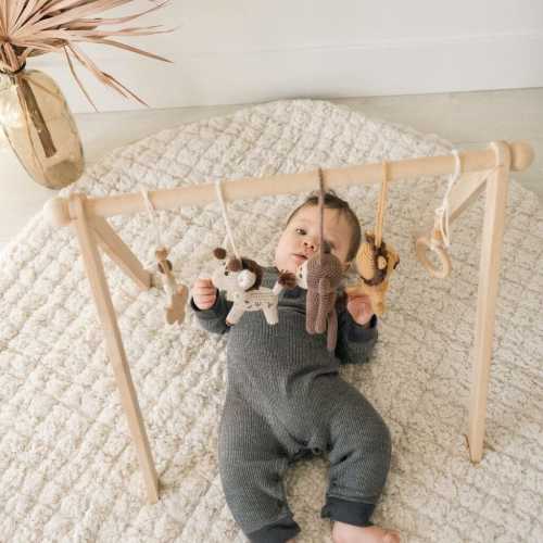 Large & Thick Sherpa Cotton Baby Play Mat