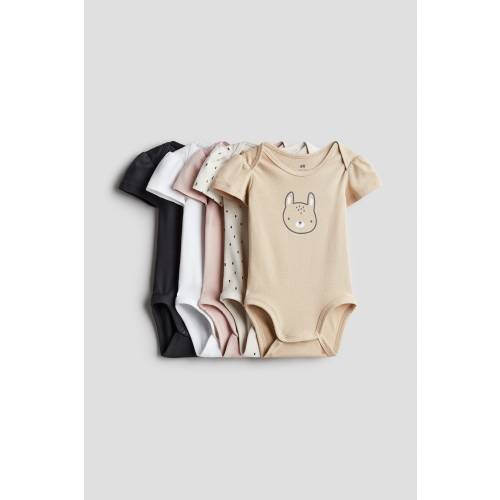 5-PACK COTTON BODYSUITS