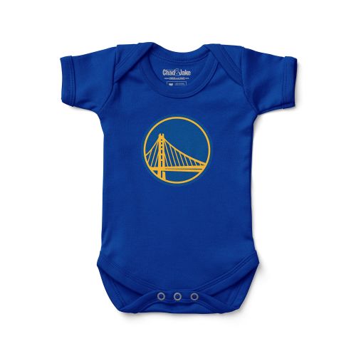 Golden State Warriors Chad & Jake Newborn & Infant Primary Logo Bodysuit - Royal