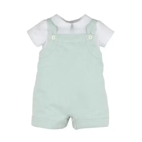 Duotone Romper Set- Aqua