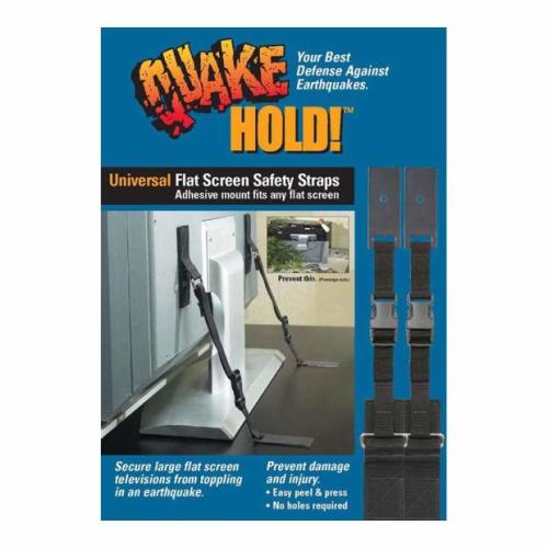 QuakeHOLD Universal Flat Screen Safety Straps