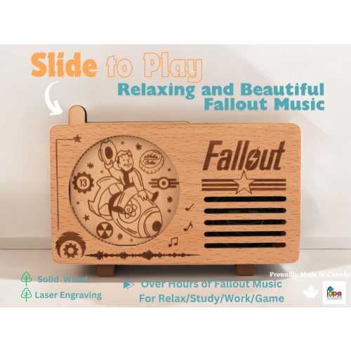 Fallout Music Box – Slide-to-Play | Iconic & Relaxing Fallout Songs