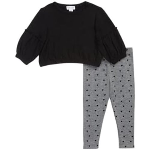 Splendid baby-girls Flocked Hearts Supersoft Set 3-6 Months