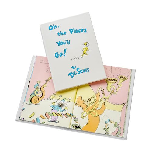 Oh The Places You'll Go by Dr. Seuss Leather-Bound Book