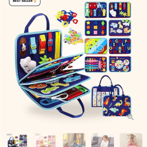 Toddla™ Montessori Busy Board – toddla