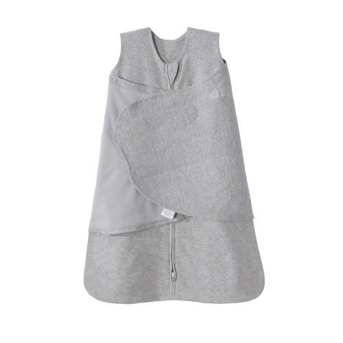 HALO® 100% Cotton SleepSack® Swaddle, Heather Gray, Unisex, Newborn, 0-3 Months