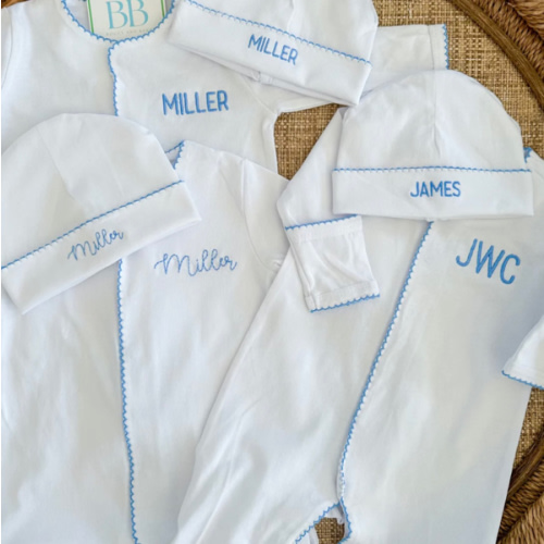 Newborn baby footie | Bogey and Byrd