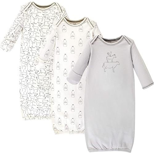 Touched by Nature Unisex Baby Organic Cotton Gowns