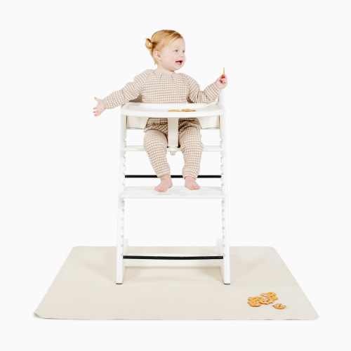 Gathre Easy Clean High Chair & Play Mat - Ivory