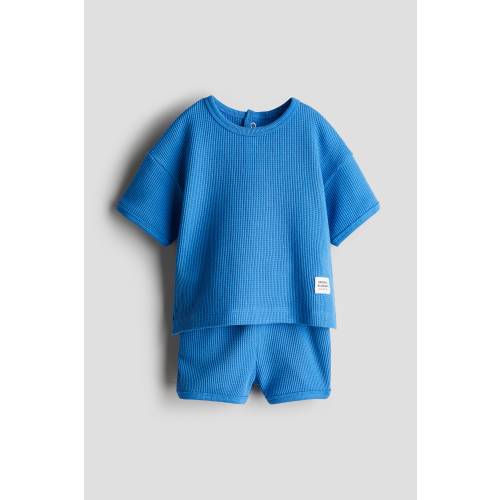 2-PIECE WAFFLED JERSEY SET