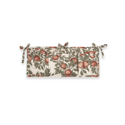 Satin Quilted Bed Pocket - Pomme