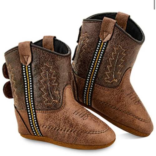 Old West Infant Boys' Poppet Boots - Round Toe