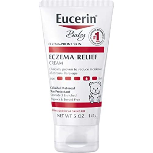 Eucerin Baby Eczema Relief Body Cream - Steroid & Fragrance Free for 3+ Months of Age - 5 oz. Tube