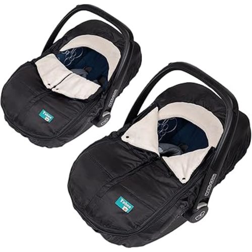 Yobee Baby Car Seat Canopy/Blanket- Warm Carseat Cover for Infant- Universal Baby Carrier Cover- Newborn Carseat Bunting Bag-Winter Carseat Canopies Cover