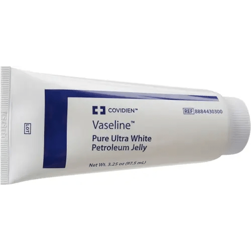 Vaseline Pure Ultra White Petroleum Jelly, Kendall, 3-Pack, 3.25 oz. Each