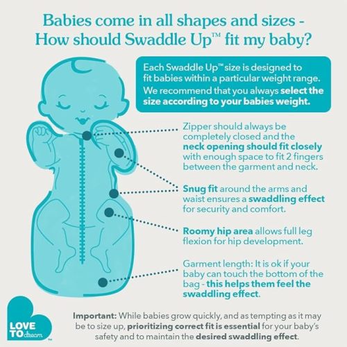 Love to Dream Swaddle UP, Baby Sleep Sack, Self-Soothing Swaddles for Newborns, Improves Sleep, Snug Fit Helps Calm Startle Reflex, New Born Essentials for Baby, 1.0 TOG, 5-8.5 lbs, Deep Olive