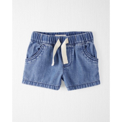 Baby Organic Cotton Chambray Shorts - Little Planet | Carter's