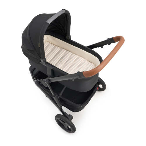 Natural Stripe Universal Linen Bassinet Liner | The Muse Edition