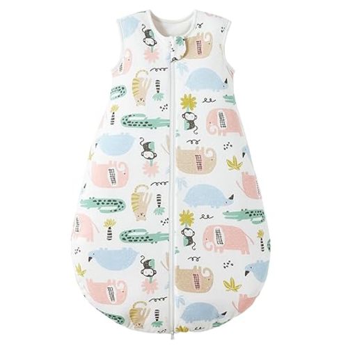 Duomiaomiao 2.5 TOG Baby Sleep Sack 100% Cotton Winter Baby Wearable Blanket, Warm Quilted Comfy Toddler Sleeping Sack