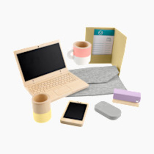 Fisher-Price Wooden Work from Home Set