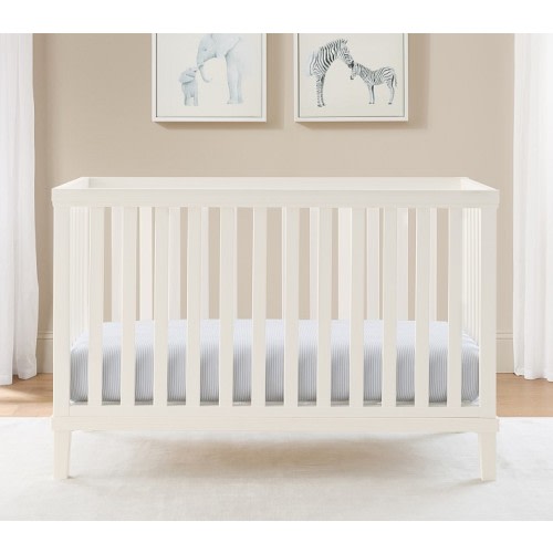Leo Convertible Crib, Walnut Finish | Pottery Barn Kids