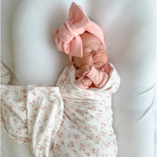 Swaddle Set | Paisley Peony – Little and Fern