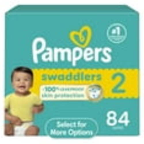 Pampers Swaddlers Diapers, Size 2, 84 Count (Select for More Options)