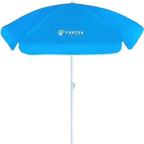 AMMSUN 47 Inch/ 5ft Seaside Umbrella for Sand and Water Table