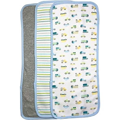 Spasilk Baby-Boys Newborn 3 Pack Elephant Burp Cloth