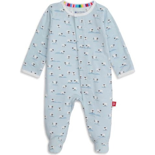 Baa Baa Baby Sheep Print Footie, 0-3 M