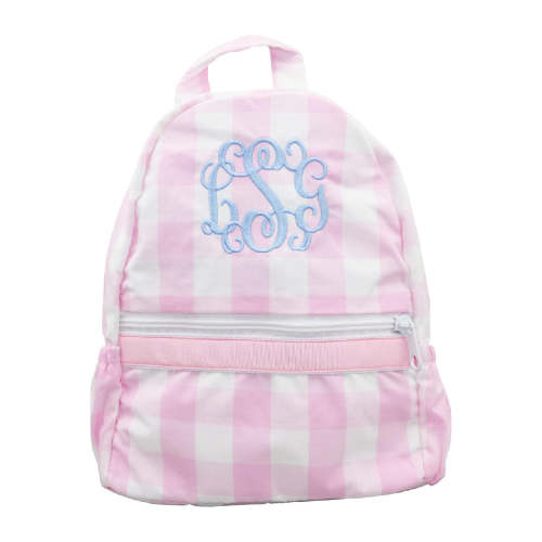 Pink Check Backpack – Cecil & Lou