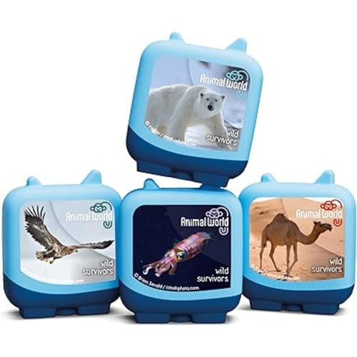 Tonies Animal World: Wild Survivors Clever Set - 4 Pack
