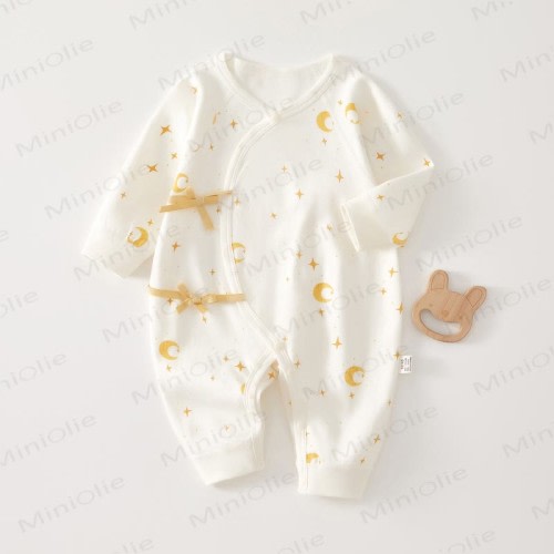 Baby Newborn Star Kimono Pajamas Romper