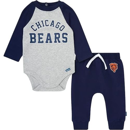 Gerber NFL unisex-baby Nfl Onesie Bodysuit and Jogger Set