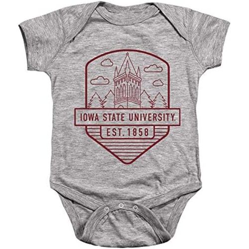 Iowa State University Official Badge Unisex Infant Snap Suit for Baby