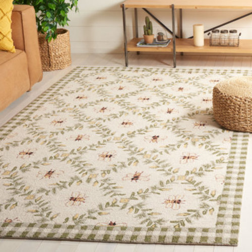 Laurel Foundry Modern Farmhouse® Elara Floral Handmade Wool Area Rug & Reviews | Wayfair